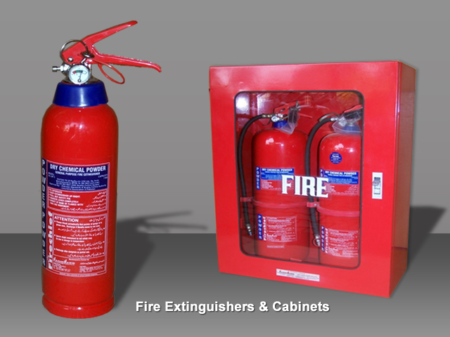 Portable Fire Extinguishers and Cabinets